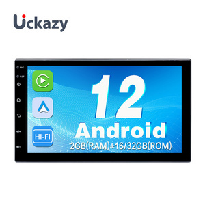 7 inch 2 din Double Din Android 12 Car DVD Player For GPS With  Universal Radio Stereo Audio Head Unit Carplay Screen