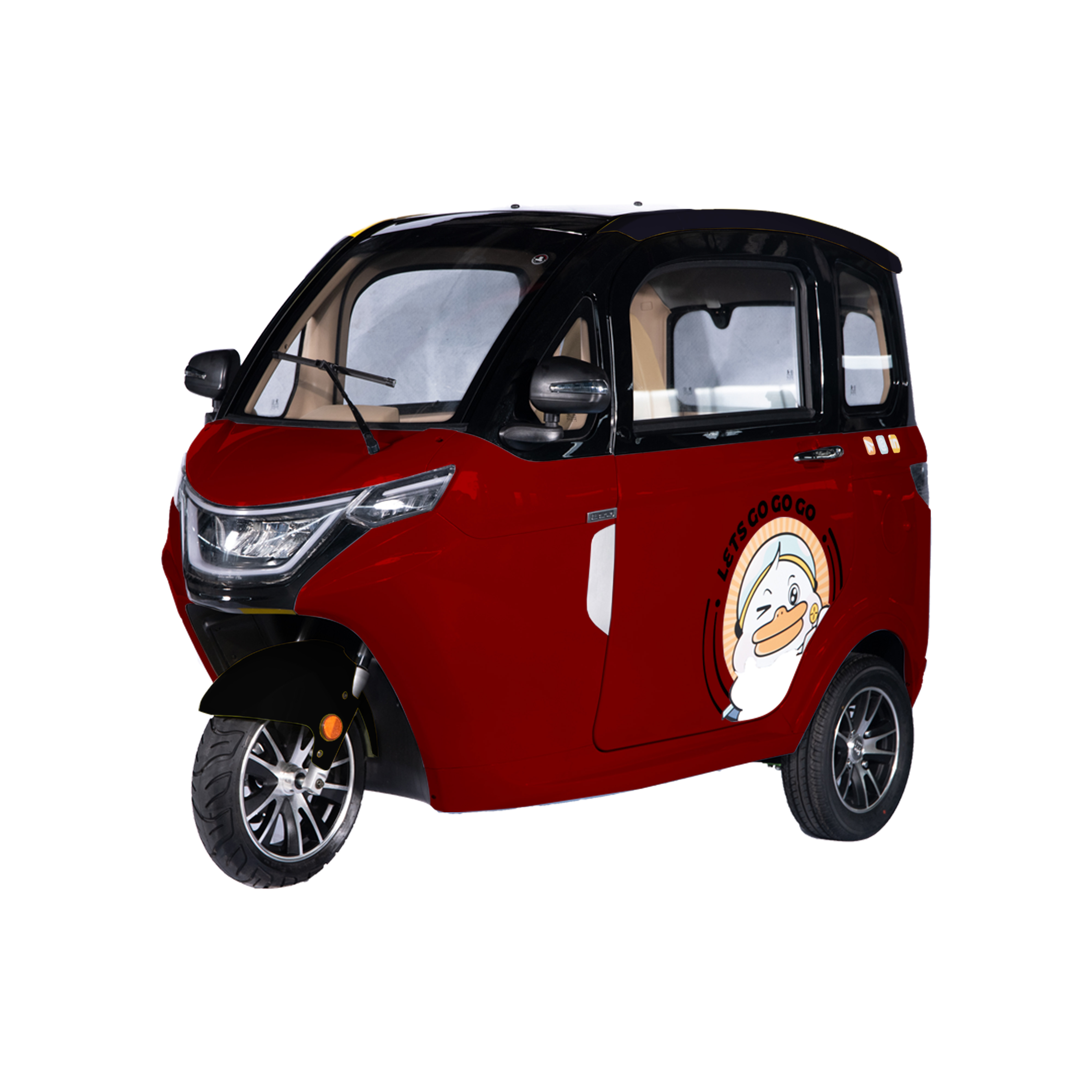 E-MINI CAR  EEC approved mini electric scooter cars 4 wheel electric mini close cabin car adult