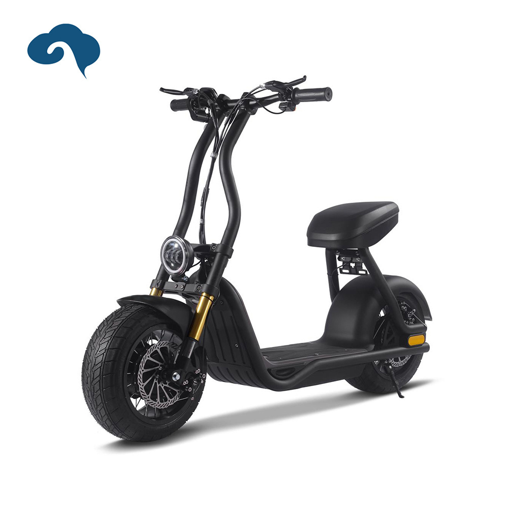 Mini Powerful 1000W Electric Chopper Citycoco Scooter Motorcycle Bike For Adults