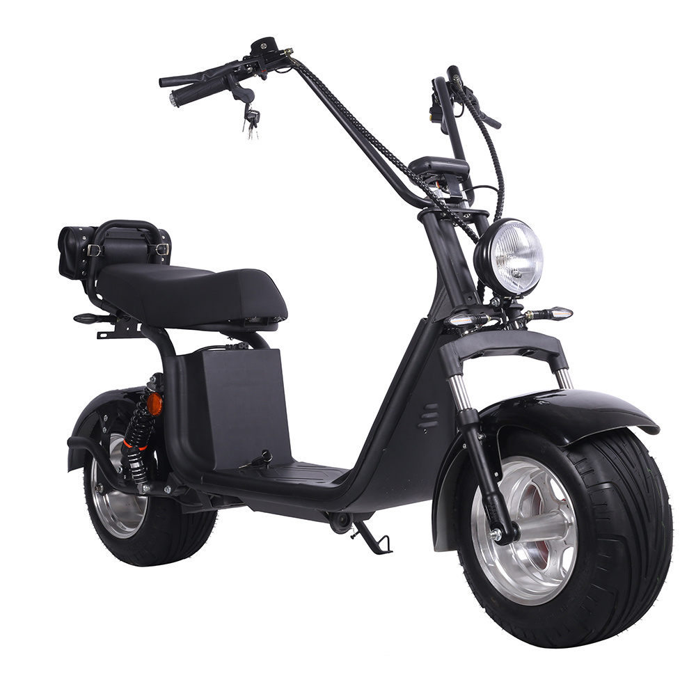 Factory Price Citycoco 1500w 2000w 60V 20Ah Removable Battery Aluminum Wheel Electric Scooter for Adult