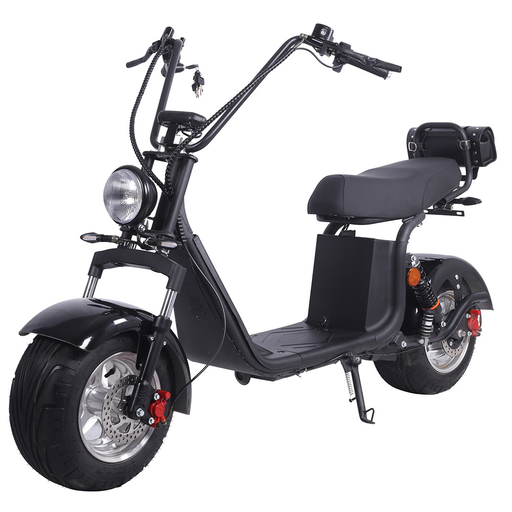 Factory Price Citycoco 1500w 2000w 60V 20Ah Removable Battery Aluminum Wheel Electric Scooter for Adult