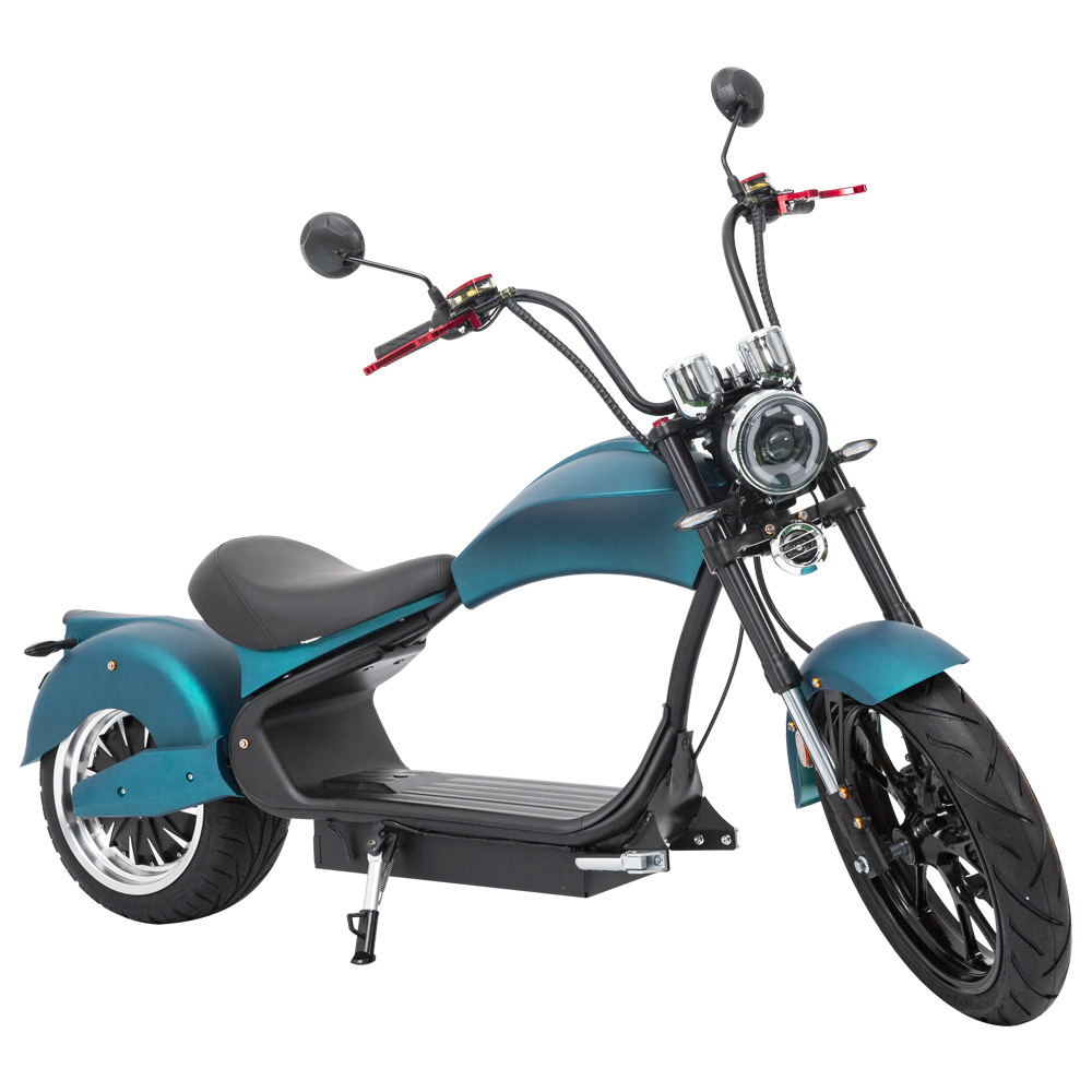 China Manufacturer Scooter with Seat Europe Fat Tire 4000W Dual Motor for Elderly off Road Two Wheel Cheap Electric Motorcycle