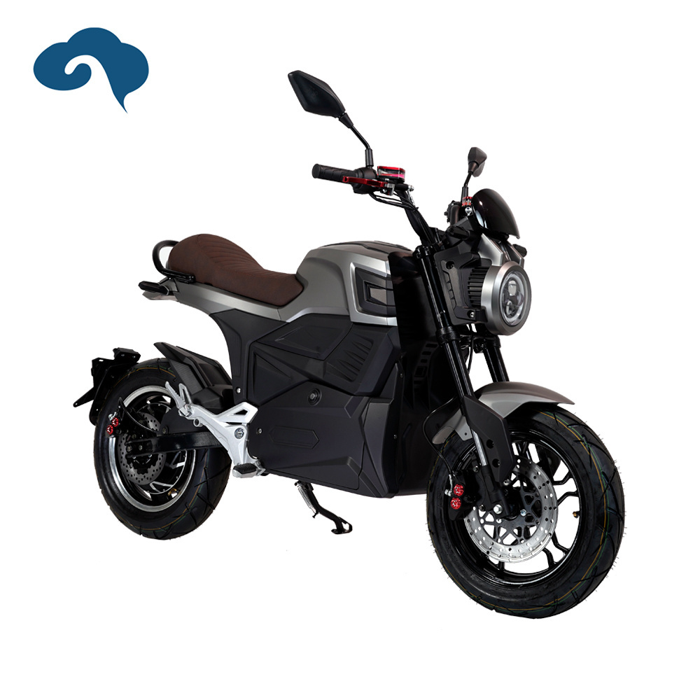 3PLUSCOCO Chinese Factor New Design 4000W Electric Motorcycles High Speed 70km/h Electric Chopper Motorcycle