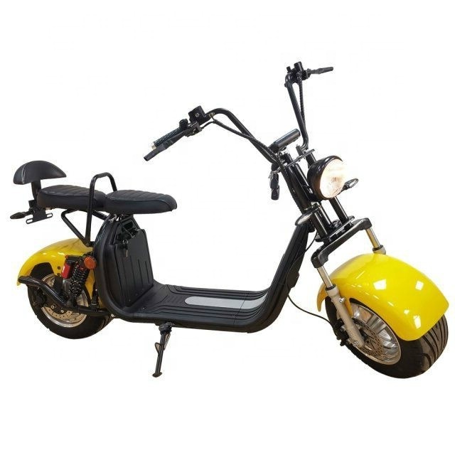 Lithium Battery High Grade 10 Inch 2000W electric moped off road 3 wheel scooter 20a battery citycoco