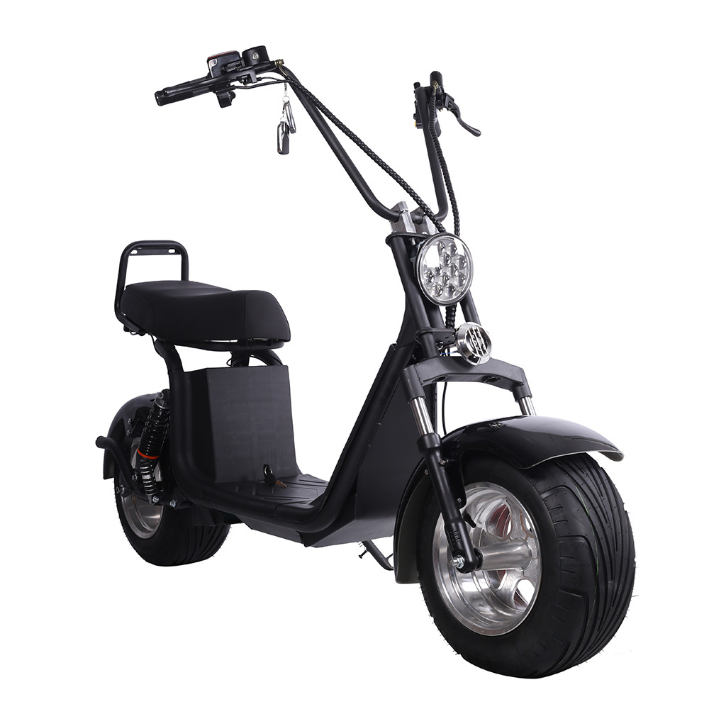 Factory Price Citycoco 1500w 2000w 60V 20Ah Removable Battery Aluminum Wheel Electric Scooter for Adult