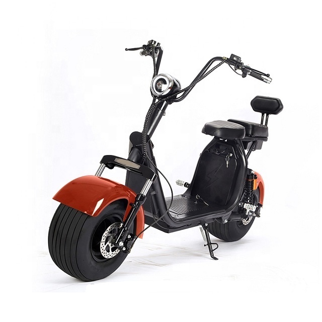 New Design 2000W 60V 20Ah Fat Tire Electric Citycoco Scooter Motorcycle with 2 Removable Batteries