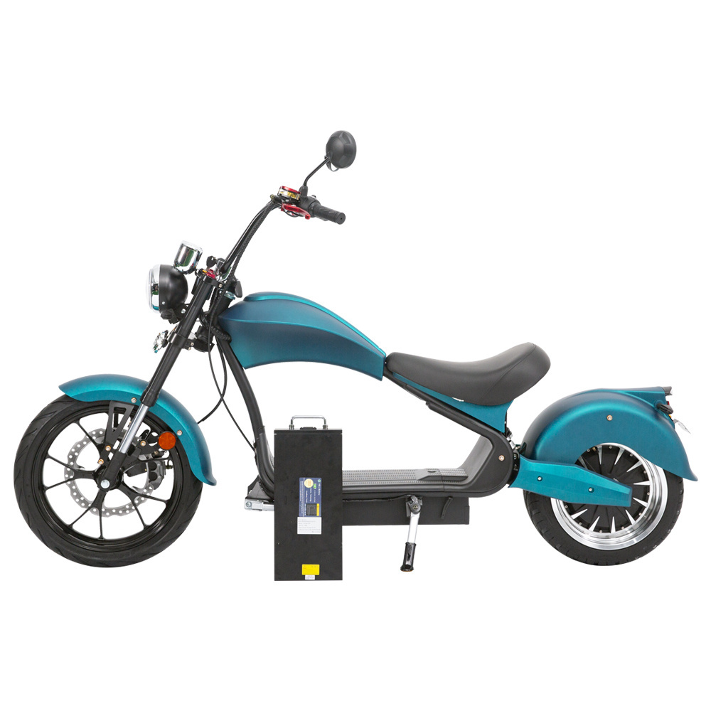 China Manufacturer Scooter with Seat Europe Fat Tire 4000W Dual Motor for Elderly off Road Two Wheel Cheap Electric Motorcycle