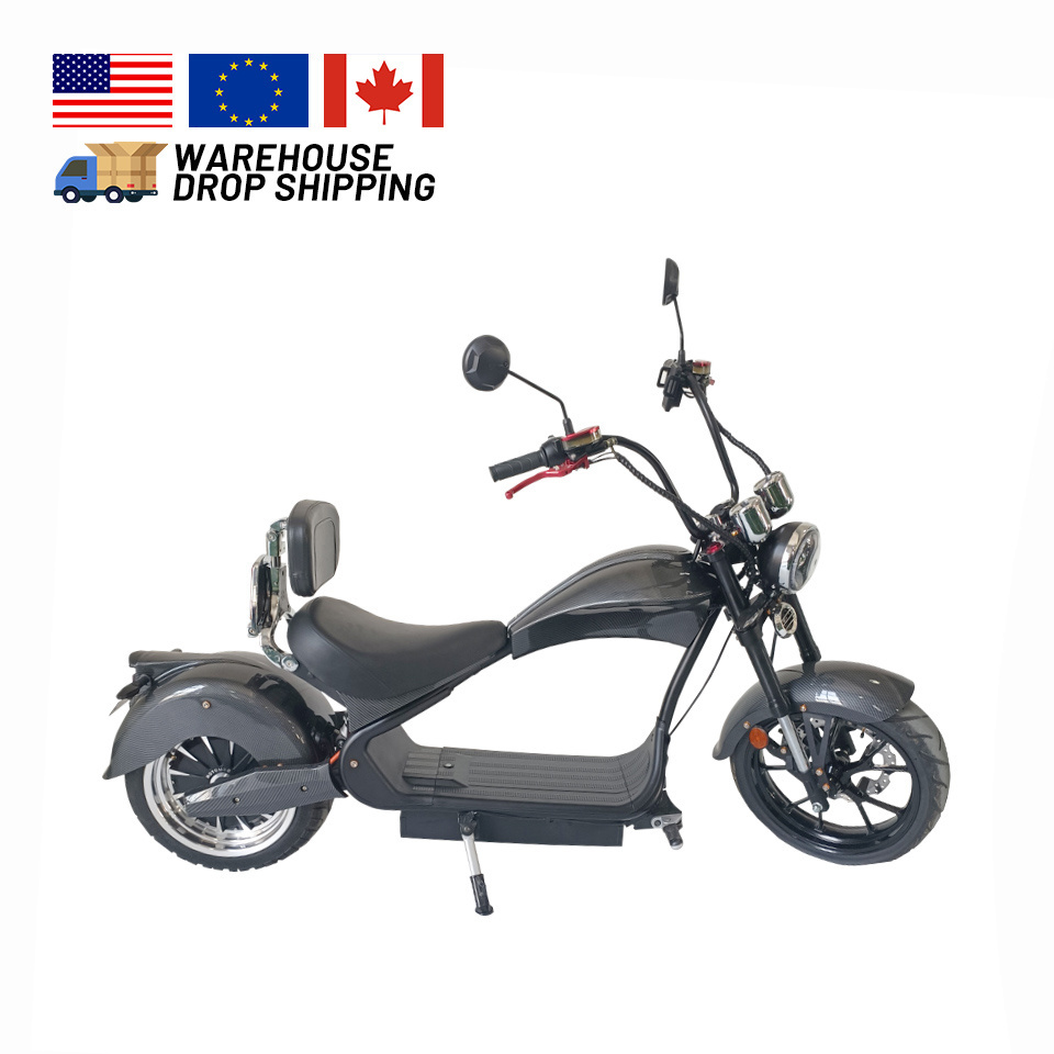 Euro Warehouse 3000W Citycoco 4000W Fat Tire Electric Chopper Motorcycle Citycoco Accessories Free Parts Bag Deposit