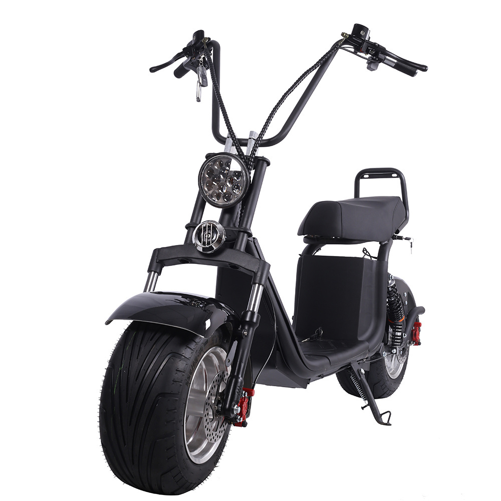 Factory Price Citycoco 1500w 2000w 60V 20Ah Removable Battery Aluminum Wheel Electric Scooter for Adult