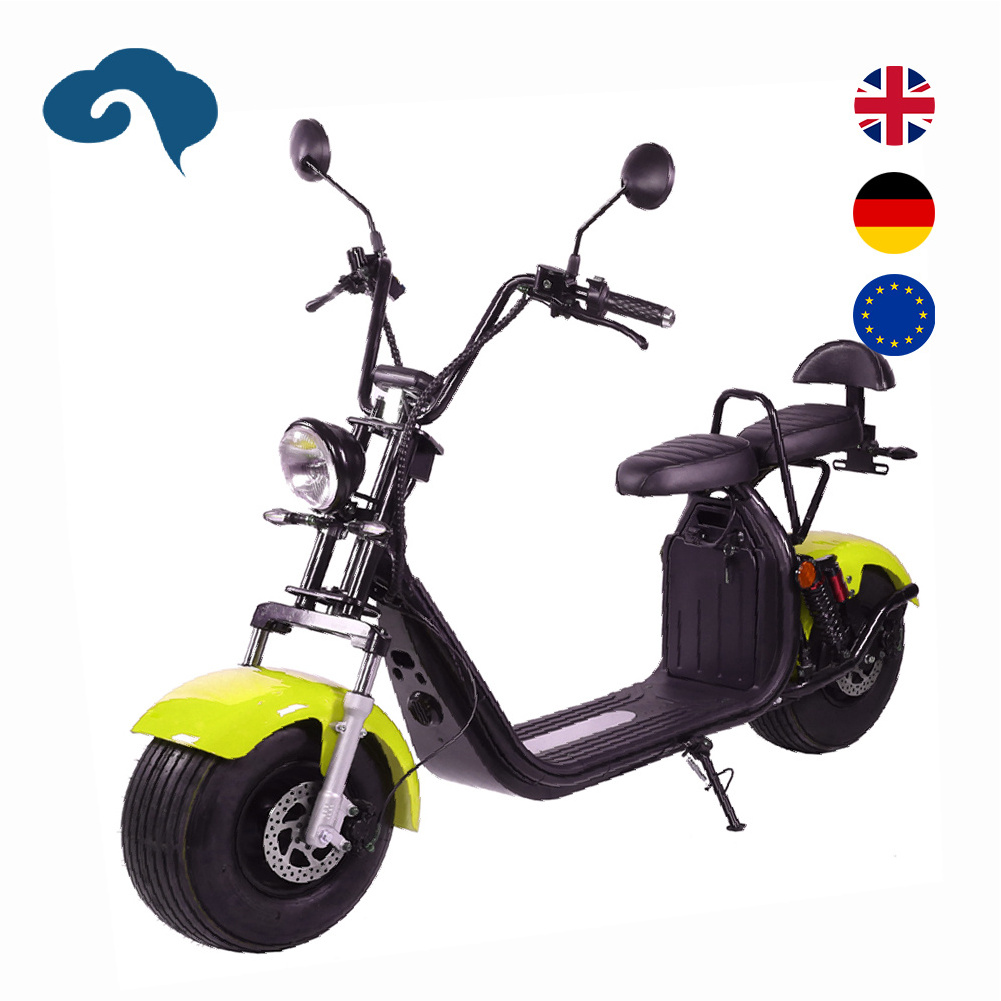 Ladies Electric Motorcycle 60V 1000W 2000W Adult Electric Scooter with CE Certification