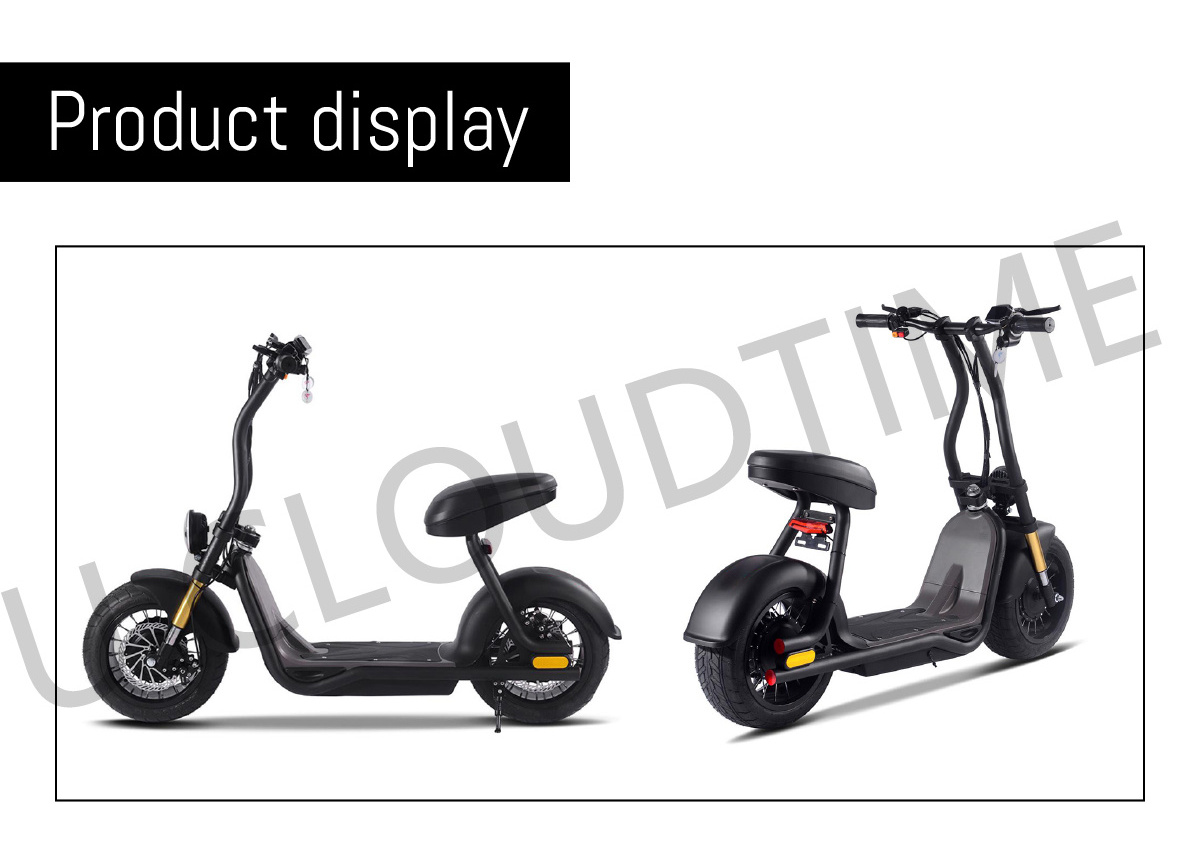 Mini Powerful 1000W Electric Chopper Citycoco Scooter Motorcycle Bike For Adults