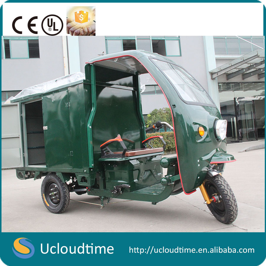 Electric Advertising cargo tricycle/trike for Express Ice Cream,Pizza,Bread,drinks,foods promotion sales