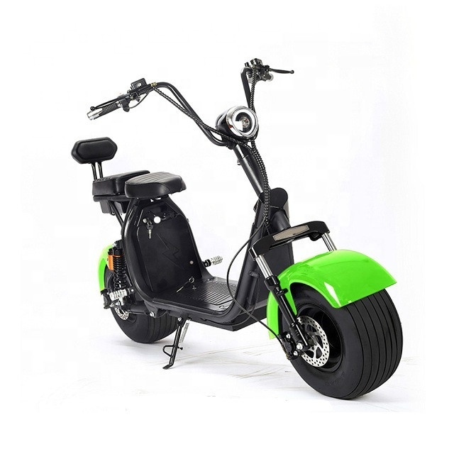 New Design 2000W 60V 20Ah Fat Tire Electric Citycoco Scooter Motorcycle with 2 Removable Batteries