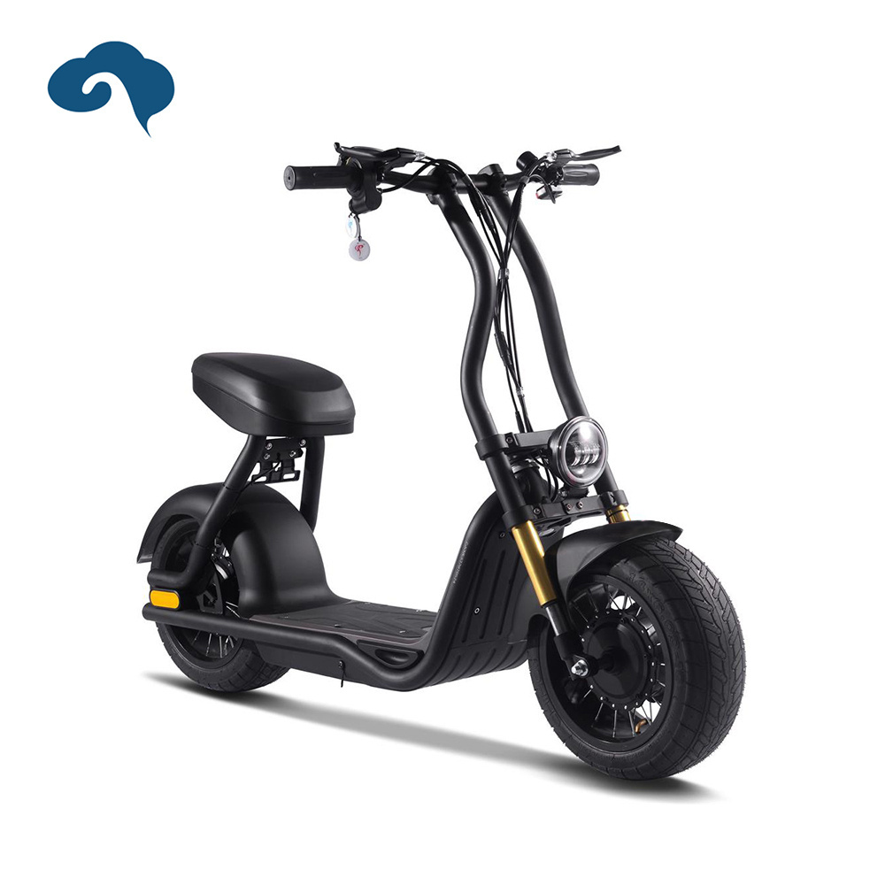 Mini Powerful 1000W Electric Chopper Citycoco Scooter Motorcycle Bike For Adults