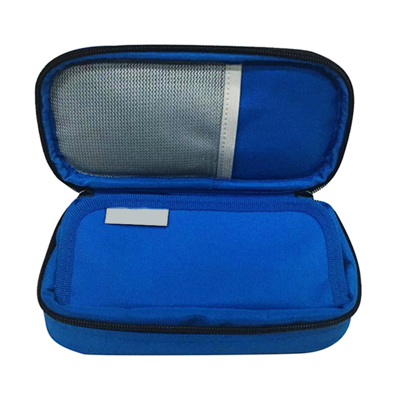 wholesale 600D Polyester Portable Travel Cooler Diabetic Care Organizer Travel Kits Medical Cooler Epipen Case