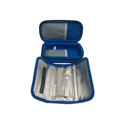 wholesale 600D Polyester Portable Travel Cooler Diabetic Care Organizer Travel Kits Medical Cooler Epipen Case