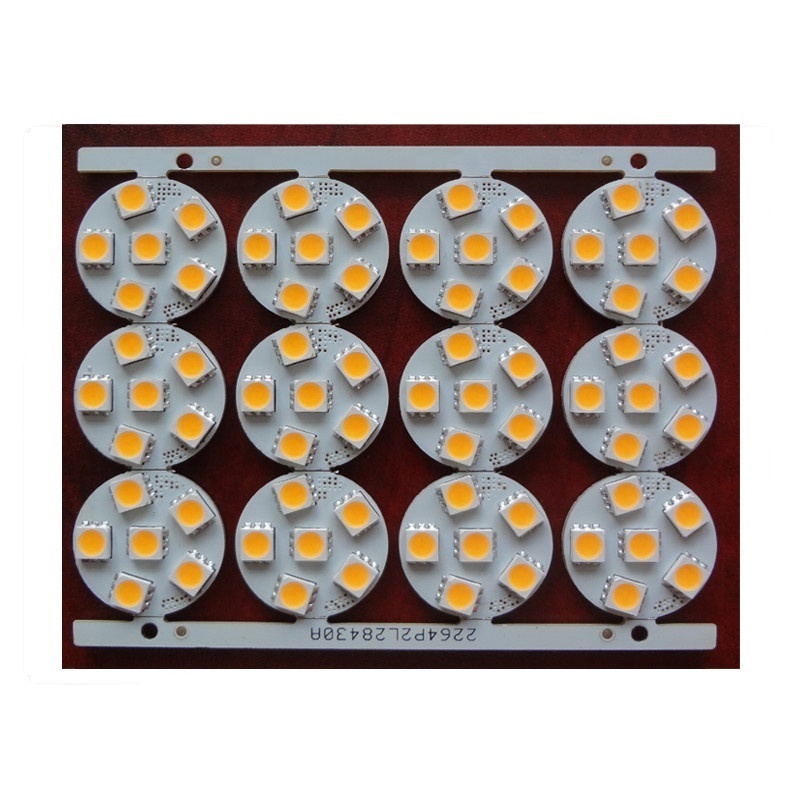 Aluminium Round LED Bulb Light AC PCB Board/Metal Circuit PCB 2L Alu PCB