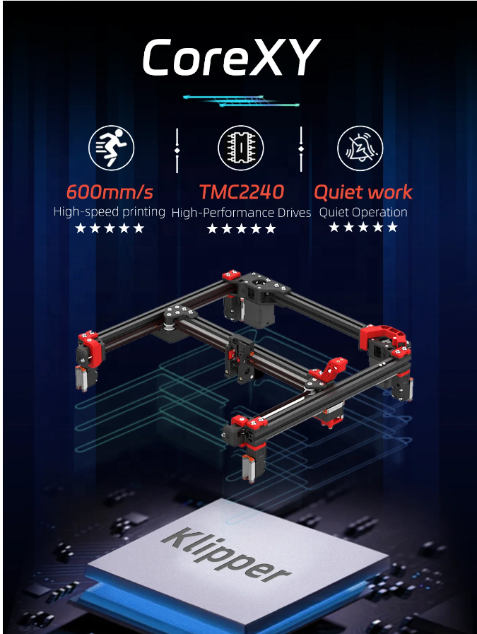 VORON 2.4 R2 DIY CoreXY 3D Printer Kit Upgraded Stealthburner High Precision Desktop Klipper Wireless Control V2.4 3D Printers