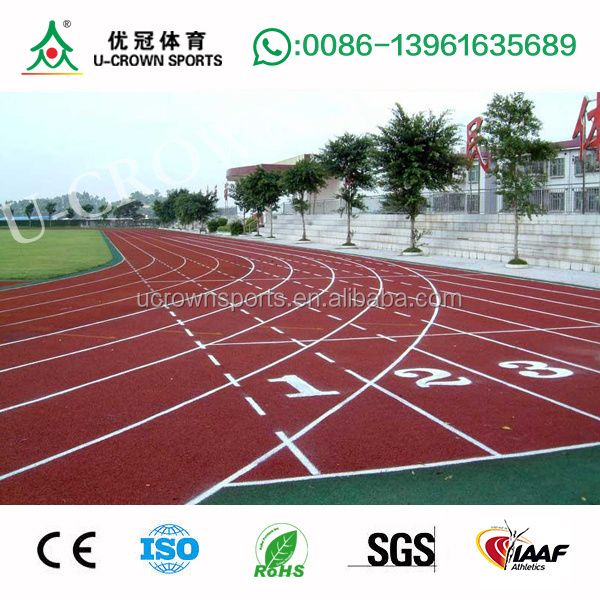 400m athletic sandwich polyurethane running track Tartan track