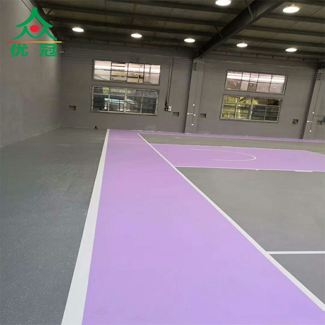 Plastic PU indoor basketball court price / used sport court flooring / floor for basketball court with high quality