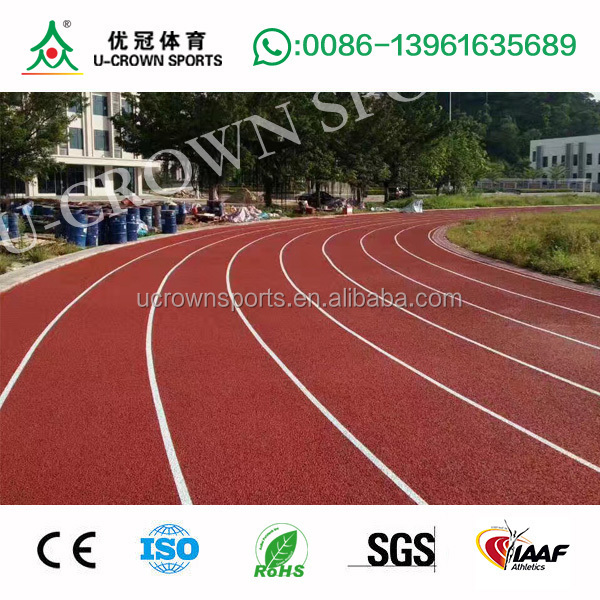 400m athletic rubber polyurethane running track Tartan track