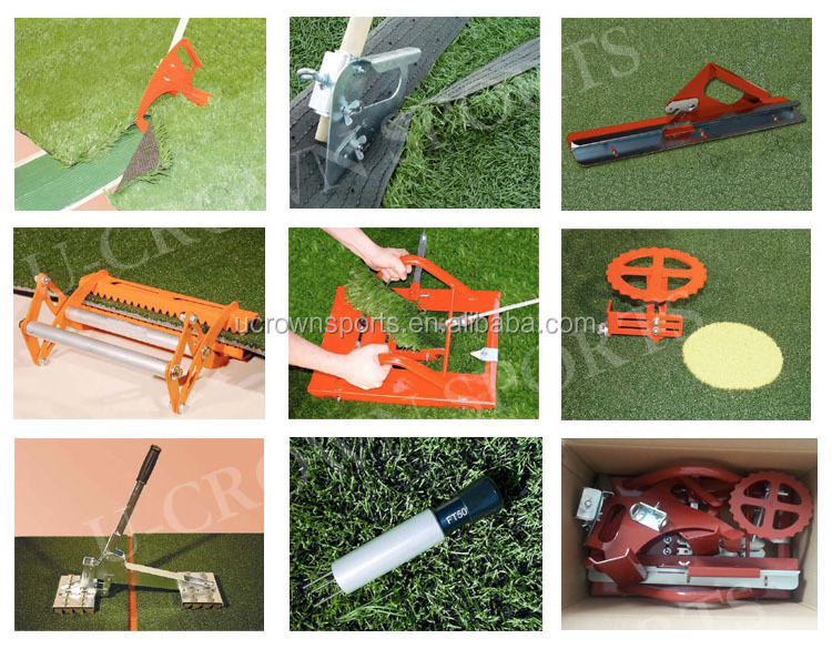 turf tools and sand infill machine for artificial grass turf installation from factory