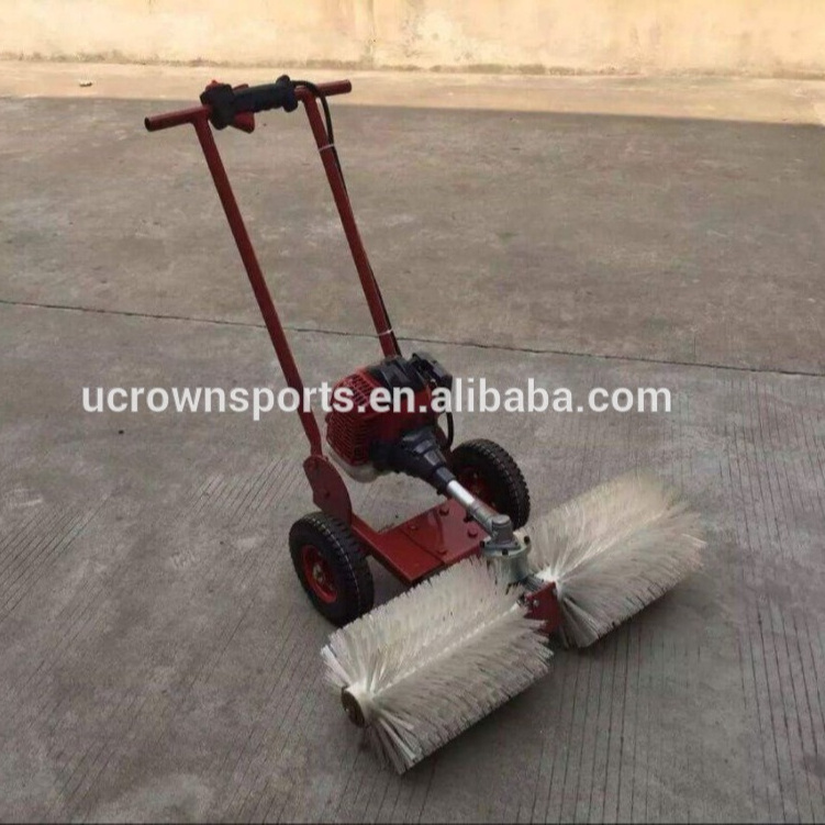 Artificial turf cleaning machine Handle Artificial grass brush machine