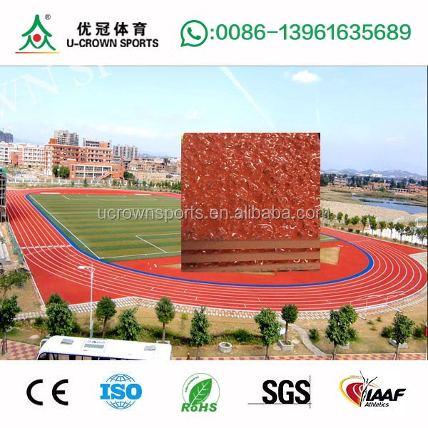 400m athletic rubber polyurethane running track Tartan track