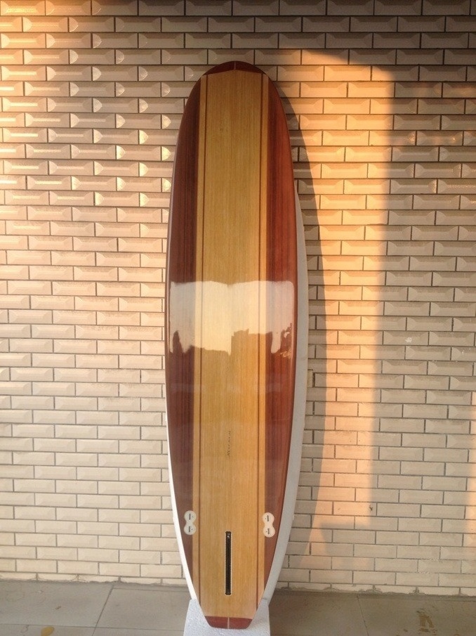 Wood Malibu Surfboard 8ft * 22 inch * 3 inchEPS foam core epoxy Surf Board