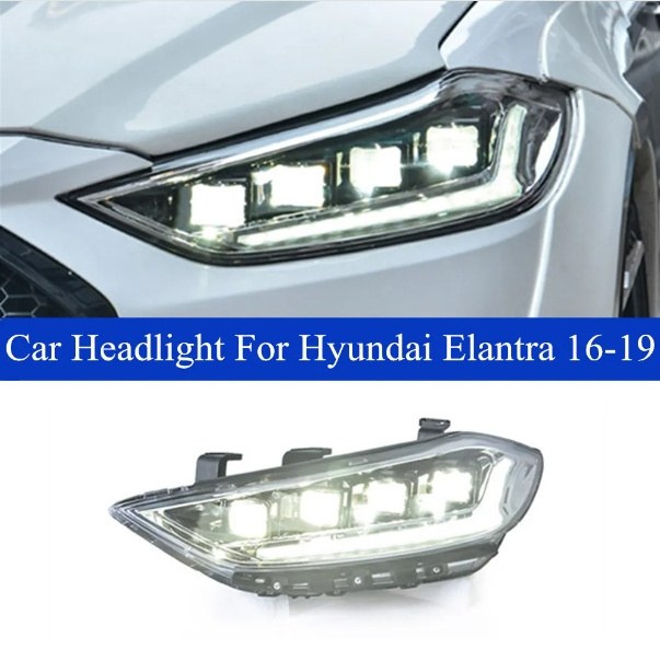 Cheap Price car parts accessories  Modification Full Led Modified head light lamp for Hyundai Elantra 2016 2017 2018