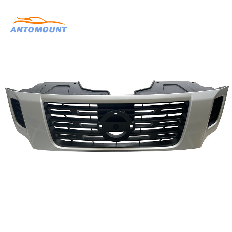 Auto Parts Exterior Accessories Front Grill Car Bumper Plating Grille Black Silver Grille For Nissan Navara NP300 2015 2016 2017