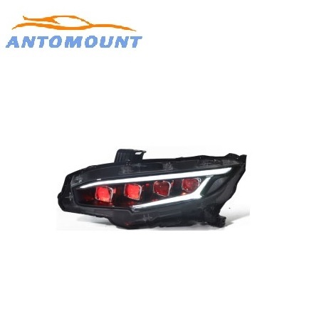 Factory Price auto parts car accessories halogen xenon  Modification Full Led Modified head light lamp for Civic 2016 2017 2020