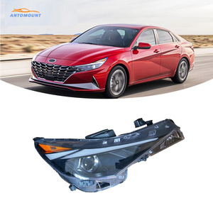 Cheap Price auto lighting systems car accessories halogen xenon led car head light lamp for Hyundai Elantra 2021 2022