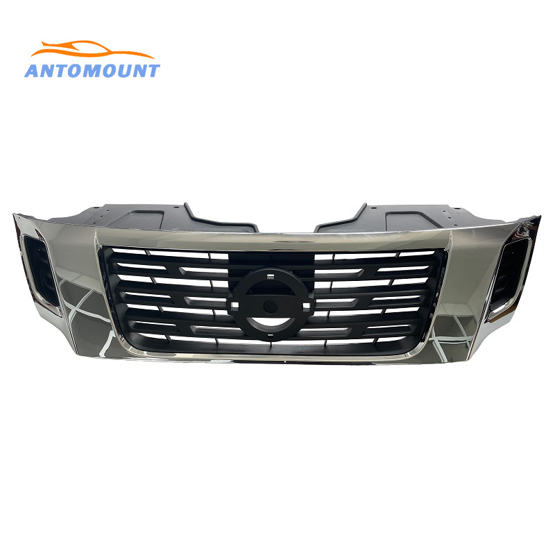 Auto Parts Exterior Accessories Front Grill Car Bumper Plating Grille Black Silver Grille For Nissan Navara NP300 2015 2016 2017