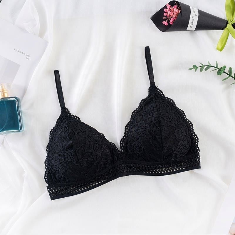 underwear sexy lingerie seamless lace bra without underwire women Push-up bra stock