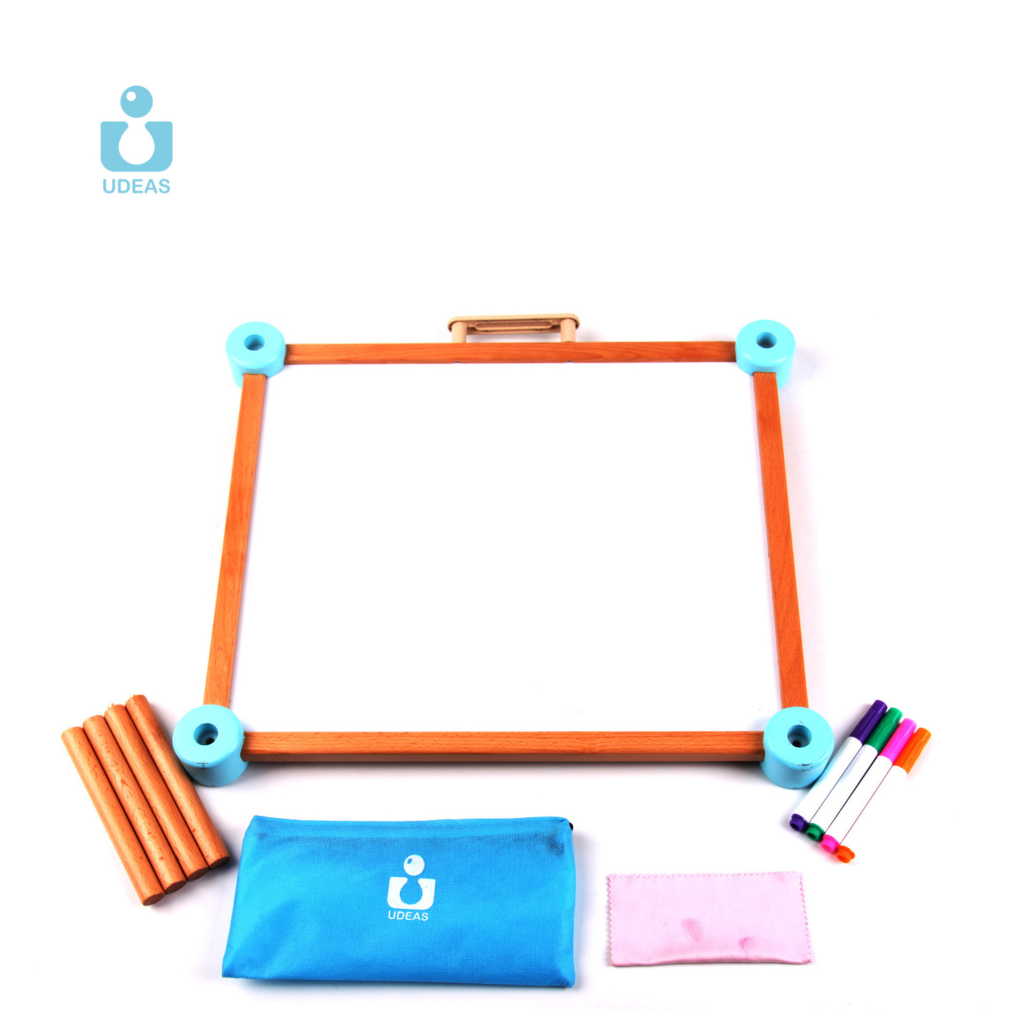 UDEAS Magnetic Drawing Table Toy Wooden Art Easel Kids Drawing Board for Children