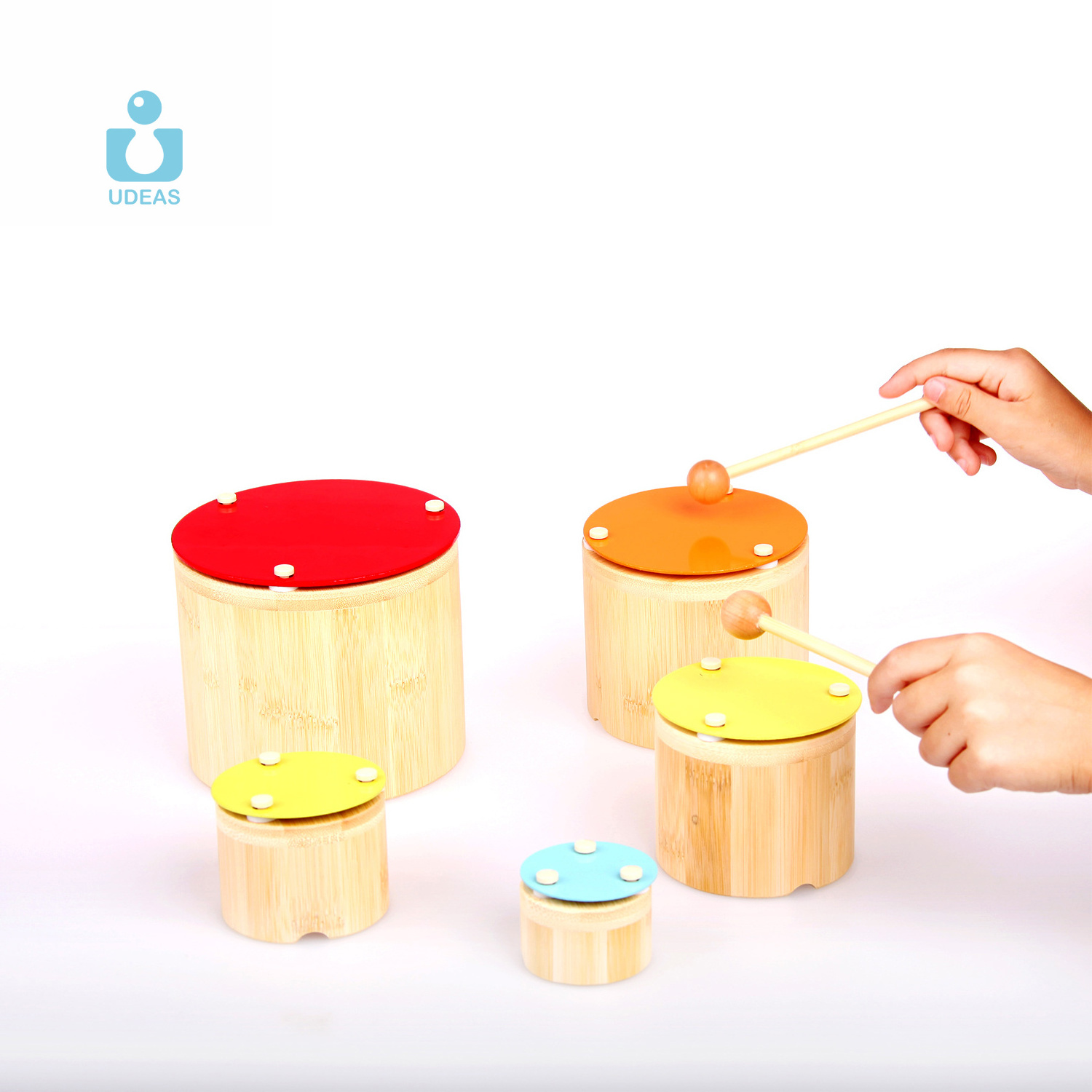 UDEAS Baby Wooden Montessori Puzzle Game Educational Music Instrument Toys For Children