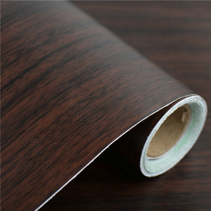 0.6m width PVC Adhesive Natural Wood Design Contact Paper Wallpaper Decorative Wood Interior Film For Furniture