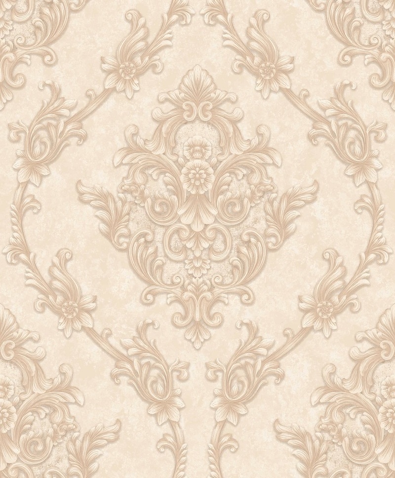 European 3D Damask Design Wall Paper Home Decor Bedroom Living Room non-woven Wallpaper for Walls Roll