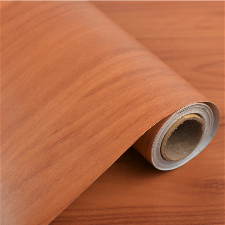 0.6m width PVC Adhesive Natural Wood Design Contact Paper Wallpaper Decorative Wood Interior Film For Furniture