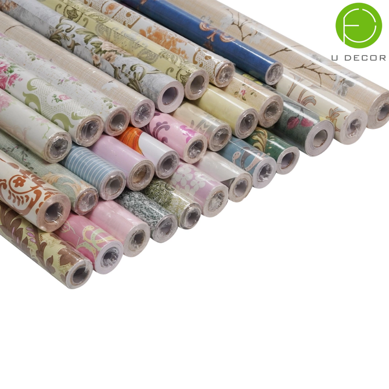 45cm width flower wallpaper kid's room wall sticker waterproof cartoon patterned wallpaper