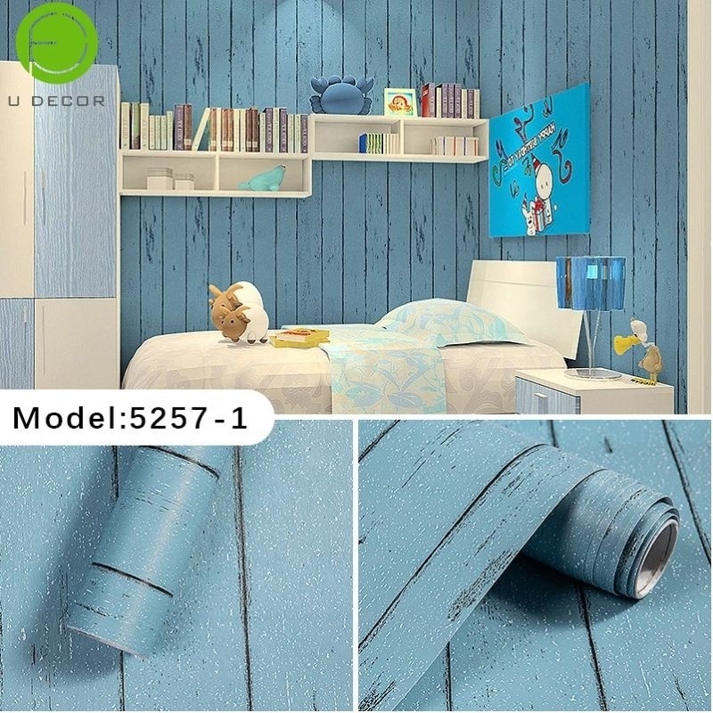 UDK new arrival of wooden Wallpaper Vinyl vinyl decorative stickers for furniture and stair wall sticker