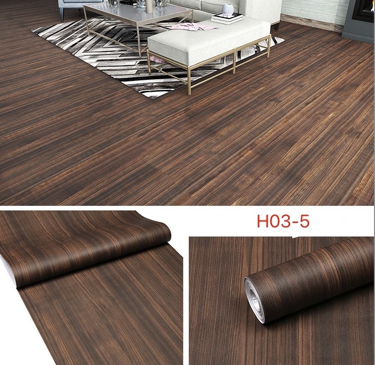 UDK wood look Vinyl Flooring Roll 1.22*50m Peel and Stick Contact Paper Floor Tile for Bedroom Kitchen Living Room Office Home