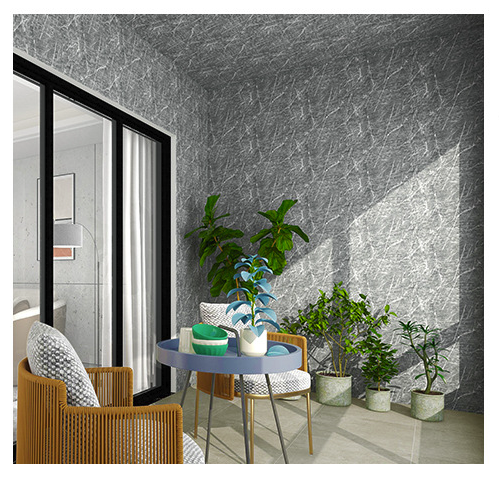 High Quality Modern Cement Vinyl wallpaper Peel & Stick Waterproof Wall paper For Apartment Hotel Home Wall Decor