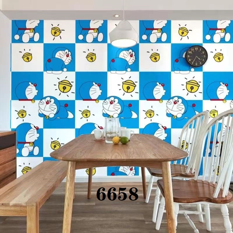 Cartoon themed wallpaper for boys girls kids wall contact paper animal graphic sticker Panda Room decoration