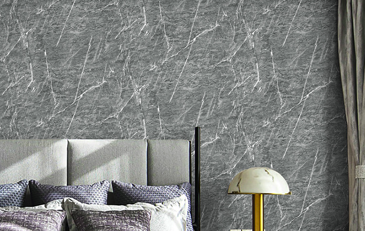 High Quality Modern Cement Vinyl wallpaper Peel & Stick Waterproof Wall paper For Apartment Hotel Home Wall Decor