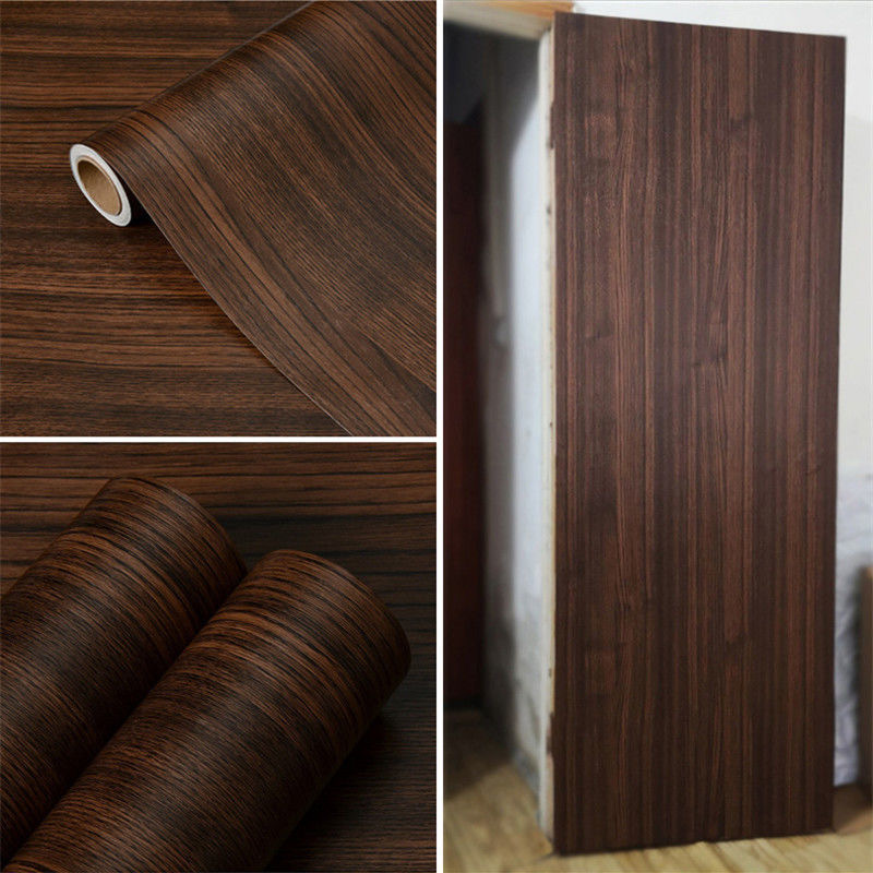 Hot Sale Wood Look Pattern wallpaper Peel & Stick Waterproof Wall paper For Home Wall & Furniture Decoration