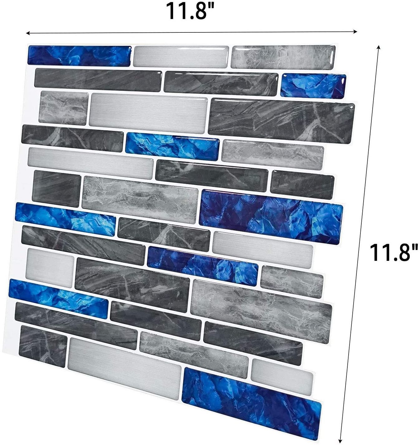 UDK 3d art mosaic marble/brick design 3d peel and stick wall backsplash tile