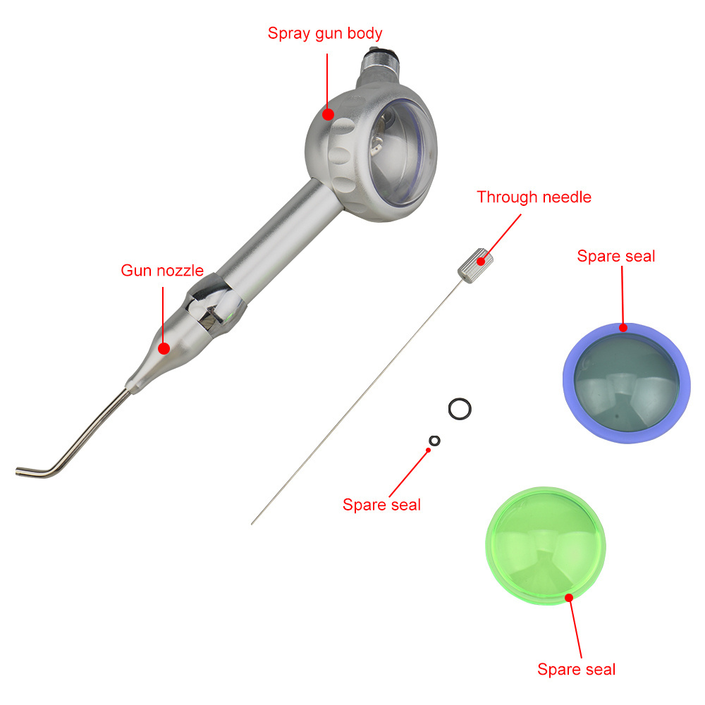 High quality 2 hole 4 hole Dental Teeth polishing prophy Air Flow Polisher Dental Air Prophy