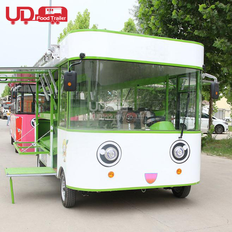 Electric Food Truck Street Sale Vegetable Mobile Food Truck Coffee Shop Ice Cream Vending Cart Fruit Carts For USA